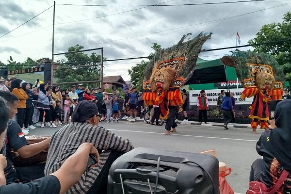 Pagelaran Pentas Seni Reog Ponorogo di Car Free Day Kota Palu Rayakan Warisan Budaya Takbenda UNESCO