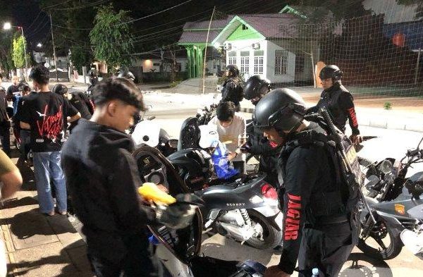 Sat Samapta Polresta Palu Laksanakan Patroli Antisipasi Tawuran di Wilayah Kota Palu