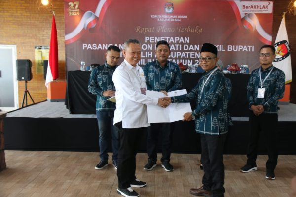 KPU Kabupaten Sigi Tetapkan Moh Rizal Intjenae dan Samuel Yansen Pongi Sebagai Bupati dan Wakil Bupati Terpilih Periode 2025–2030